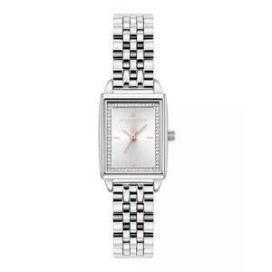 Olivia Burton Watch Women's Rectangle Silver-Tone Bracelet Watch NWT